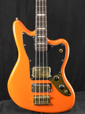 Fender Fender Limited Edition Mike Kerr Jaguar Bass Rosewood Fingerboard Tiger's Blood Orange