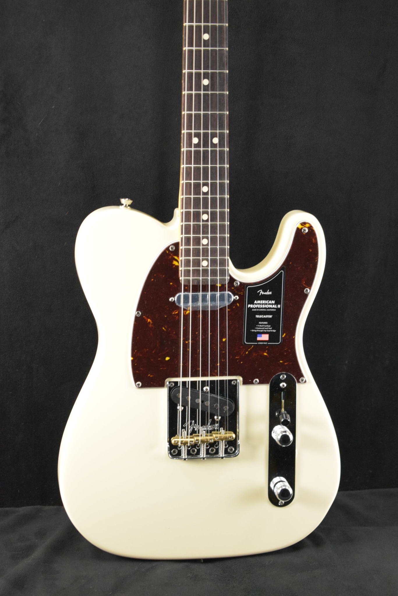 Fender American Professional II Telecaster Rosewood Fingerboard Olympic  White