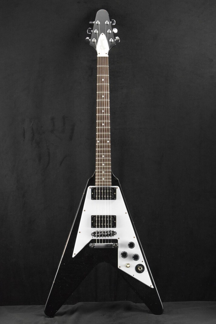 Gibson Custom Shop Kirk Hammett 1979 Flying V Murphy Lab Aged Ebony