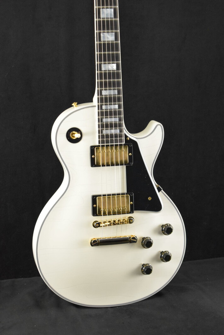 Gibson Gibson Murphy Lab 1957 Les Paul Custom 2-Pickup Alpine White Ultra Light Aged Fuller's Exclusive