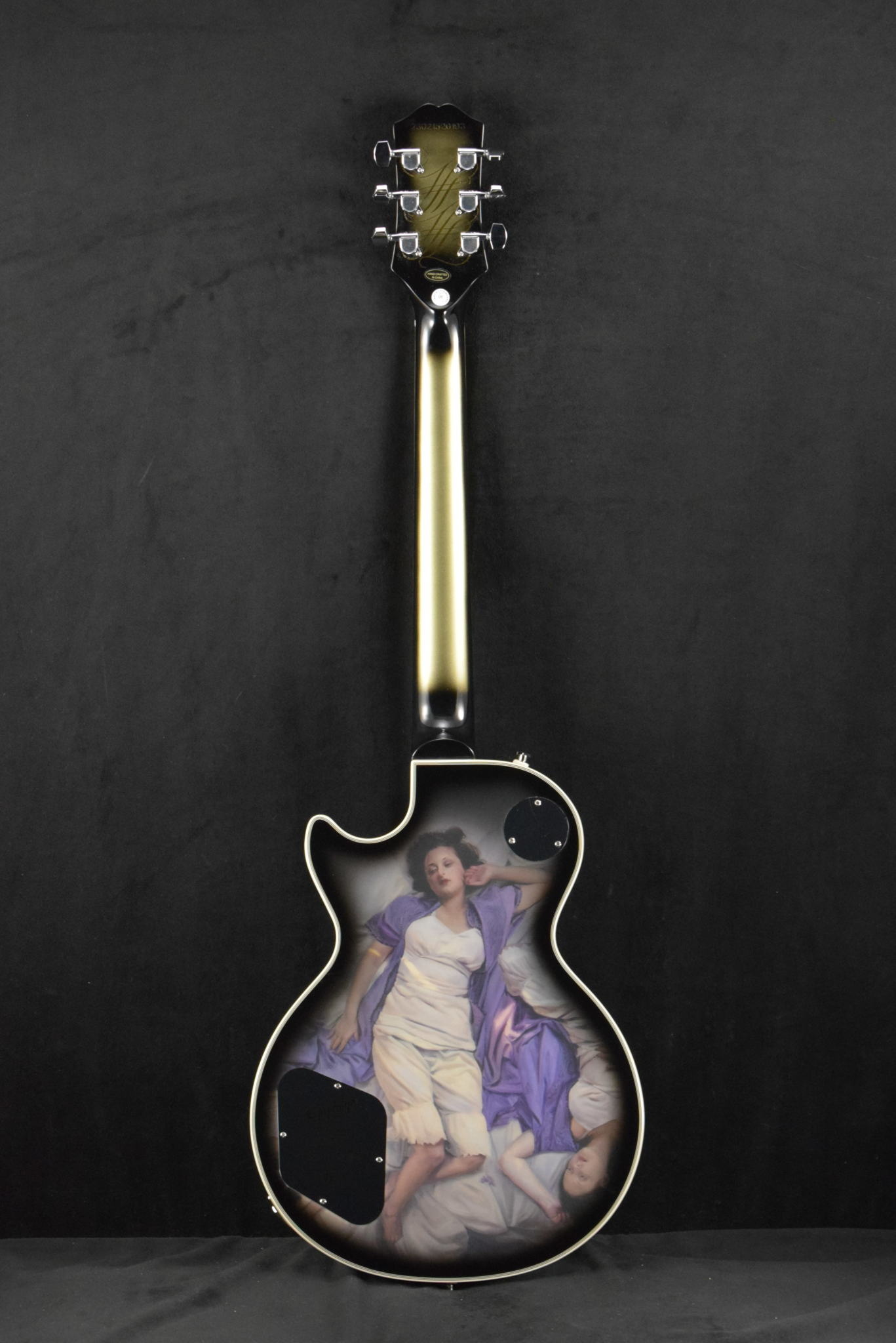 Epiphone Epiphone Adam Jones Les Paul Custom Art Collection: Korin Faught’s “Sensation” Antique Silverburst