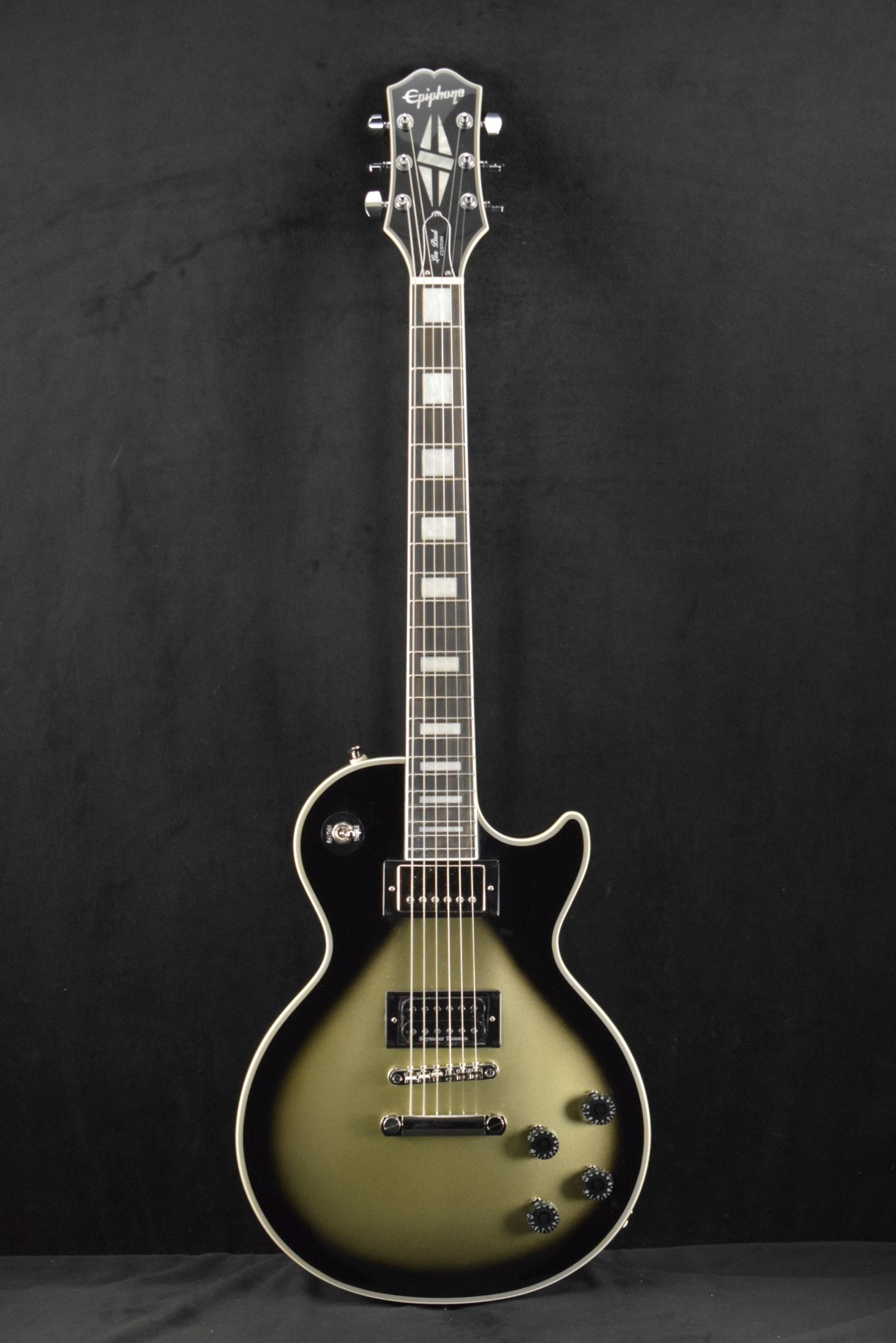 Epiphone Epiphone Adam Jones Les Paul Custom Art Collection: Korin Faught’s “Sensation” Antique Silverburst