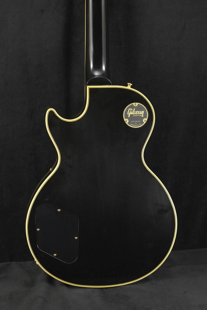 Gibson Gibson Custom Shop Les Paul Custom Chambered Body Slim Neck 3 Pickup Ebony VOS GH