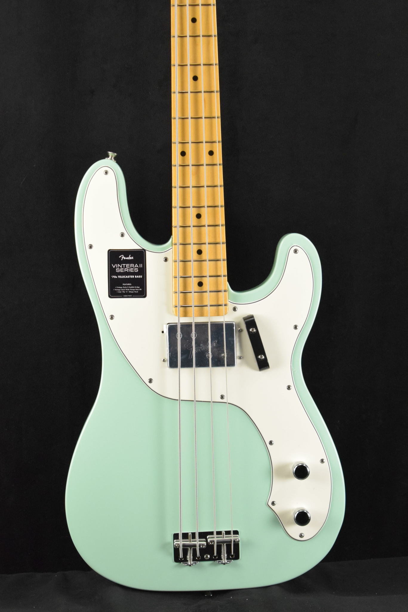 Fender Fender Vintera II '70s Telecaster Bass Surf Green Maple Fingerboard
