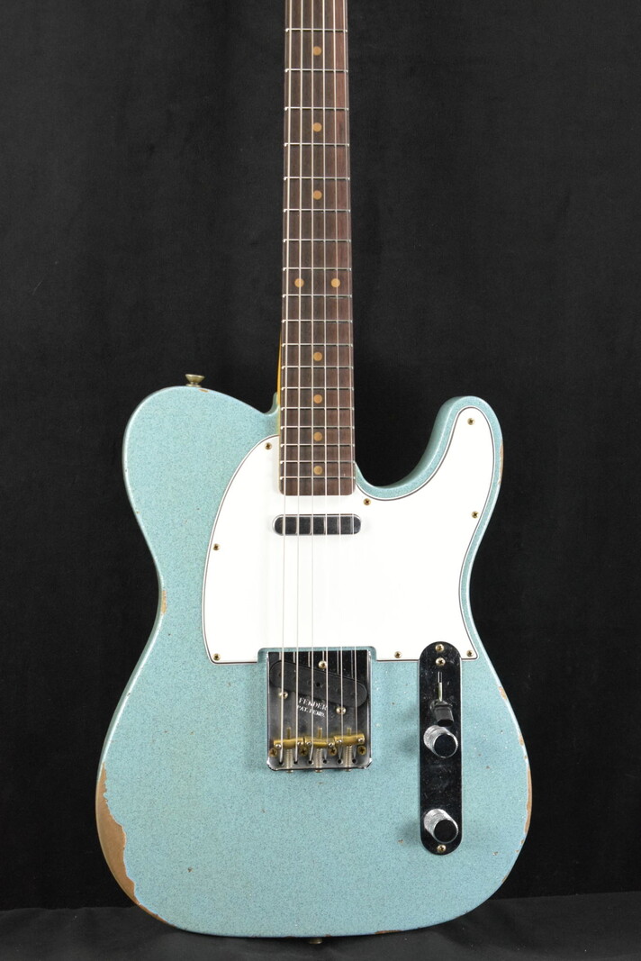 Fender Fender Custom Shop Limited Ed '61 Telecaster - Relic Aged Daphne Blue Sparkle