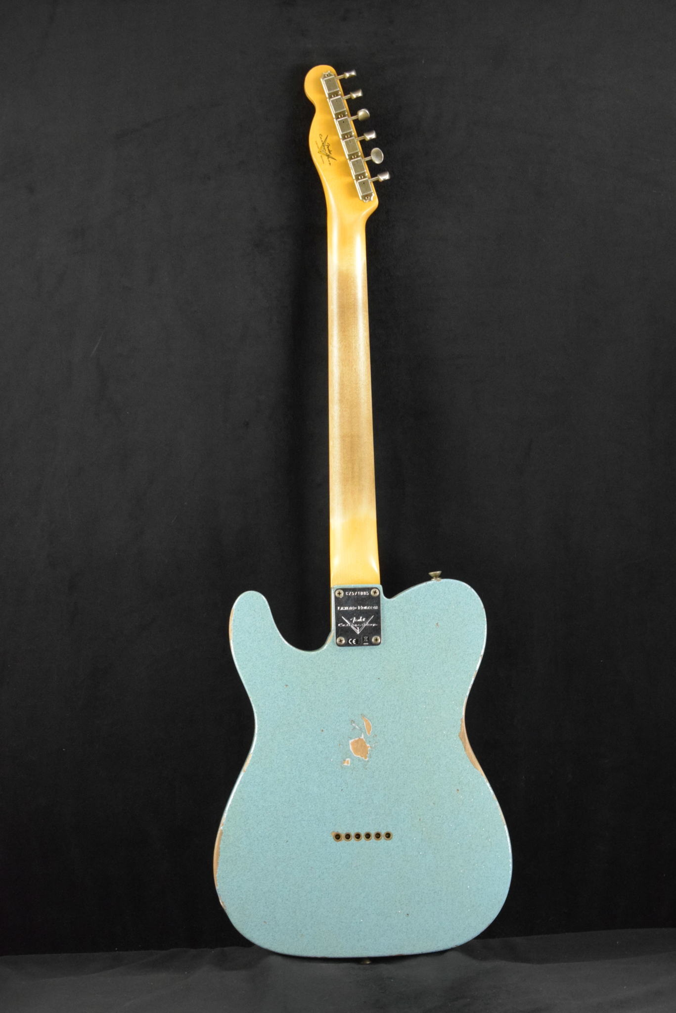 Fender Fender Custom Shop Limited Ed '61 Telecaster - Relic Aged Daphne Blue Sparkle