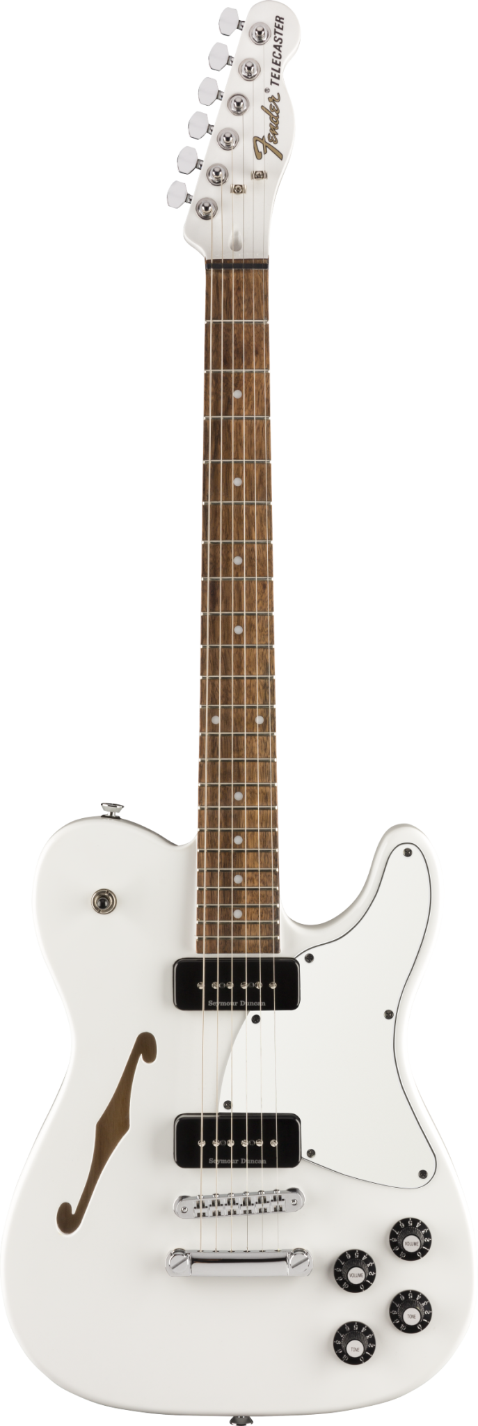 Fender Jim Adkins JA-90 Telecaster Thinline White - Fuller's Guitar