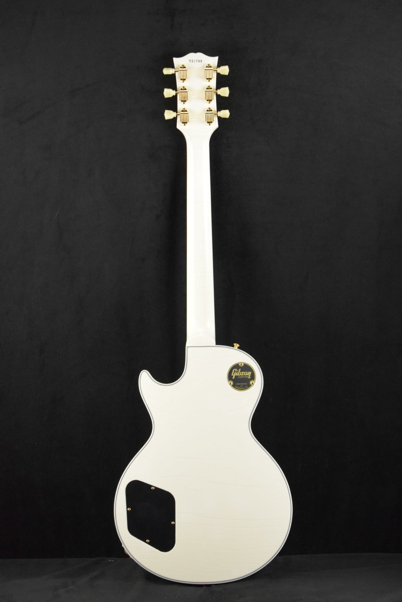 Gibson Gibson Murphy Lab 1957 Les Paul Custom 2-Pickup Alpine White Ultra Light Aged Fuller's Exclusive
