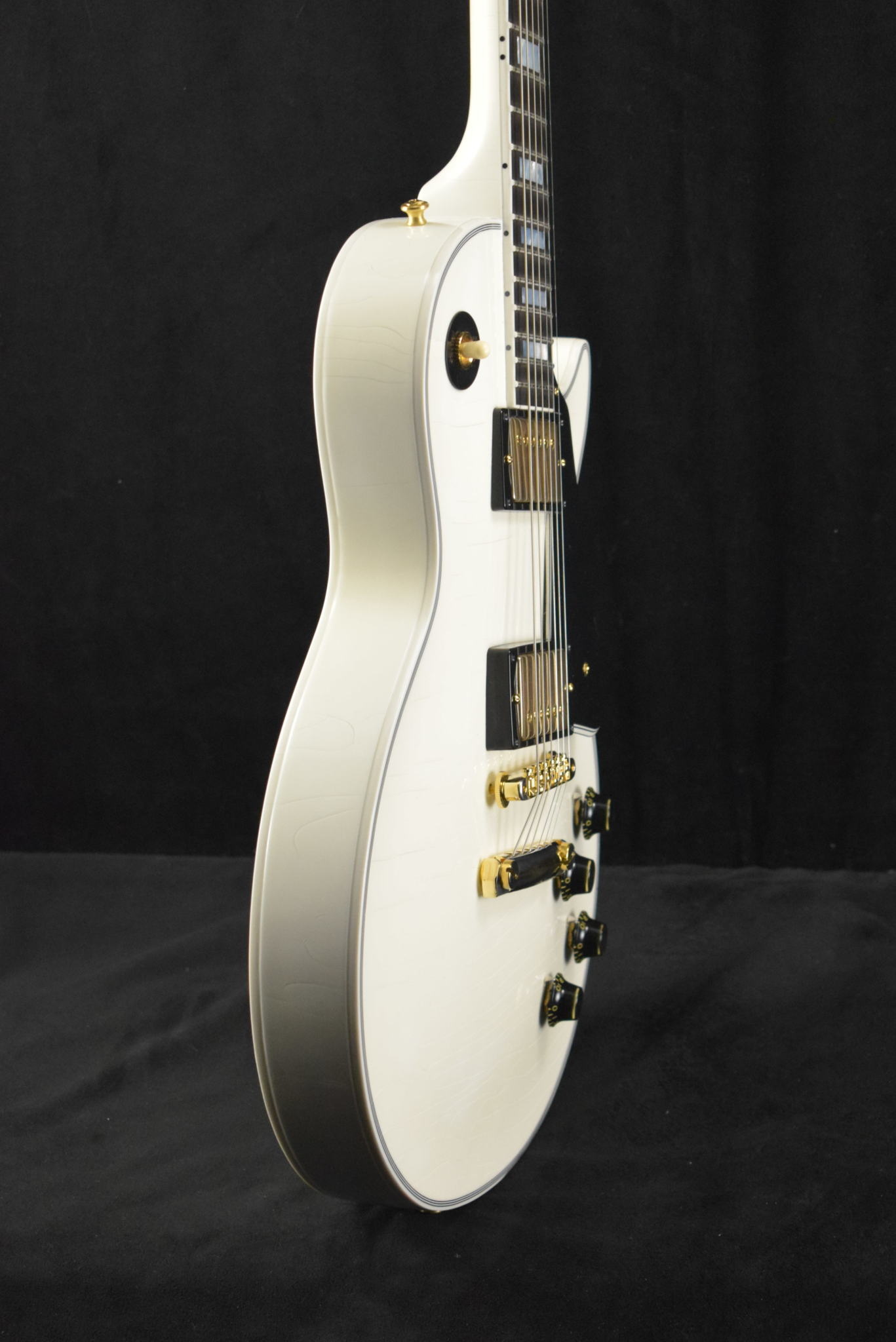 Gibson Gibson Murphy Lab 1957 Les Paul Custom 2-Pickup Alpine White Ultra Light Aged Fuller's Exclusive
