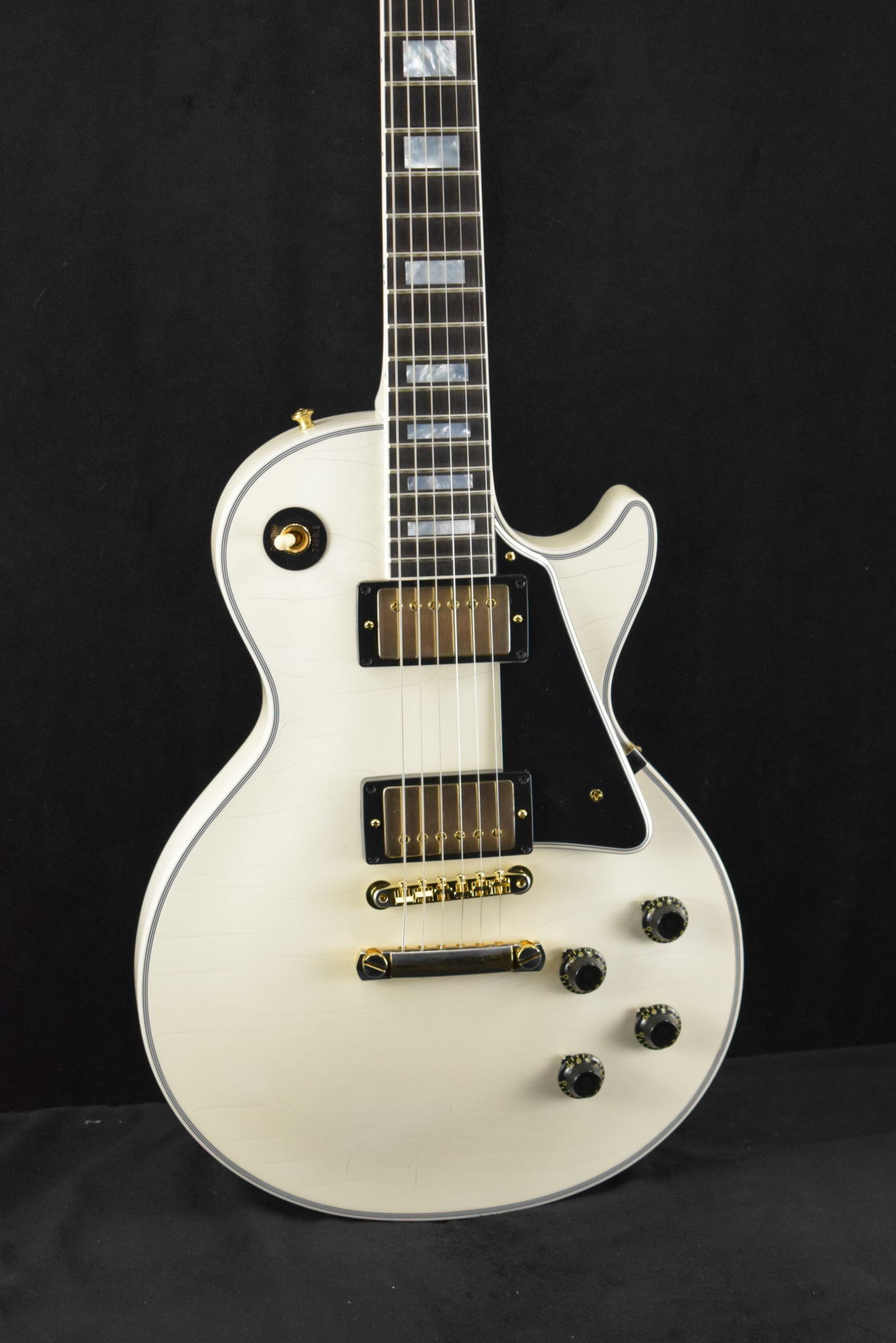 Gibson Gibson Murphy Lab 1957 Les Paul Custom 2-Pickup Alpine White Ultra Light Aged Fuller's Exclusive