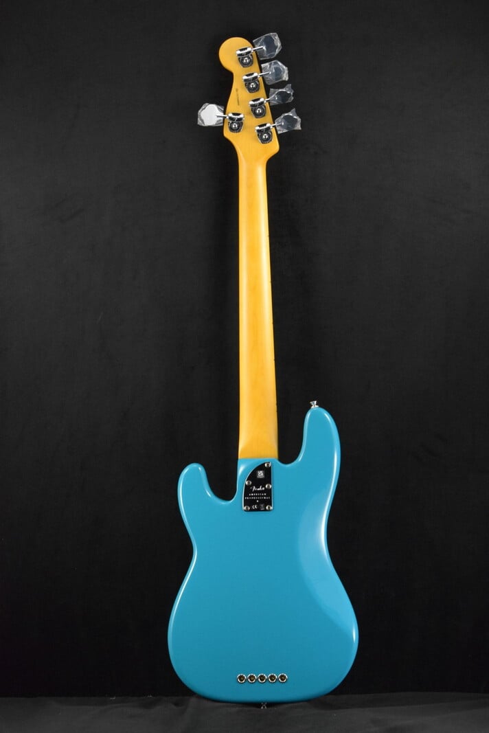 Fender Fender American Professional II Precision Bass V Miami Blue Maple Fingerboard