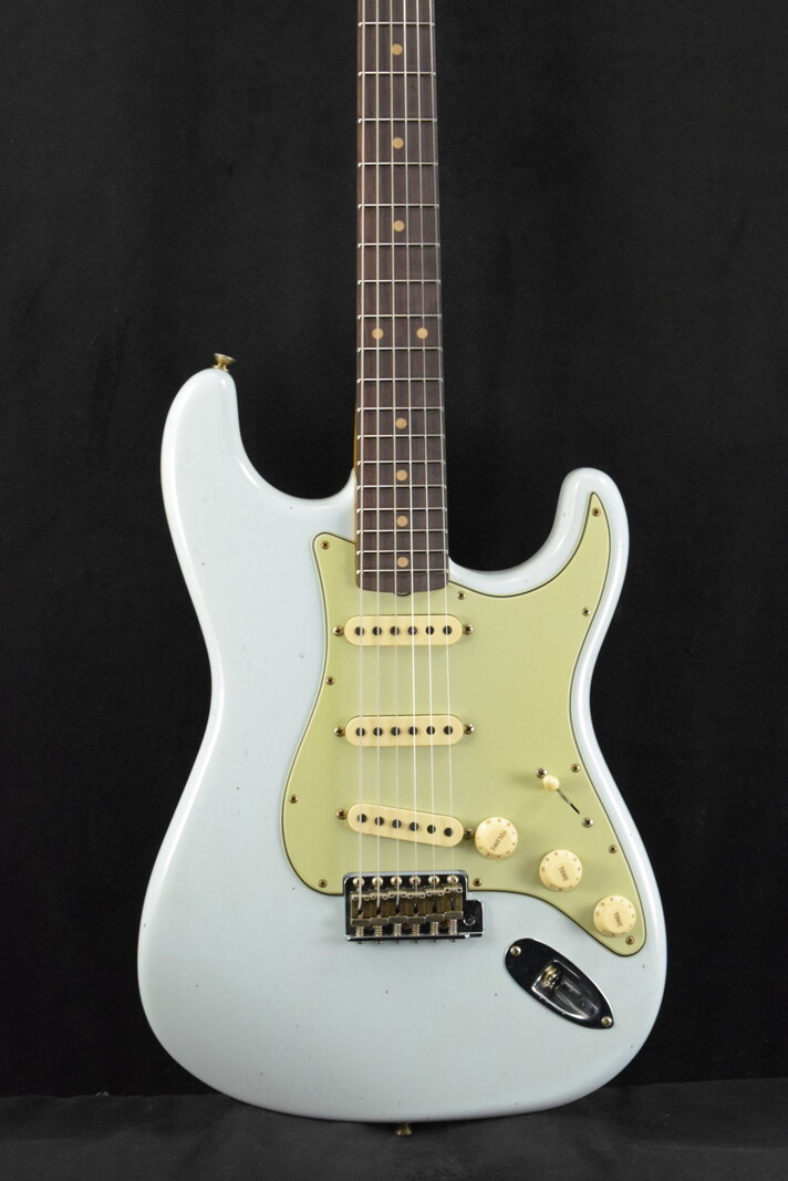 Fender Fender Custom Shop '60 Stratocaster Journeyman Relic - Super Faded Aged Sonic Blue