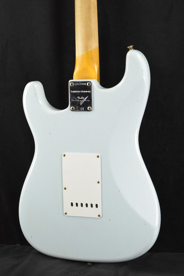 Fender Fender Custom Shop '60 Stratocaster Journeyman Relic - Super Faded Aged Sonic Blue