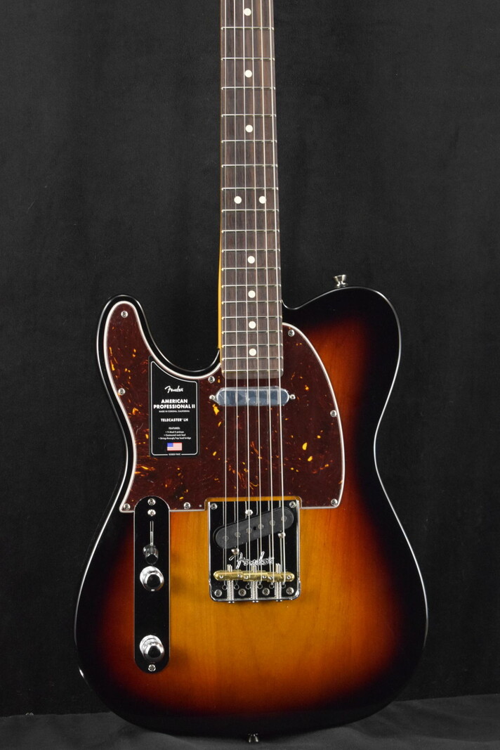 Fender Fender American Professional II Telecaster Left-Hand 3-Color Sunburst Rosewood Fingerboard