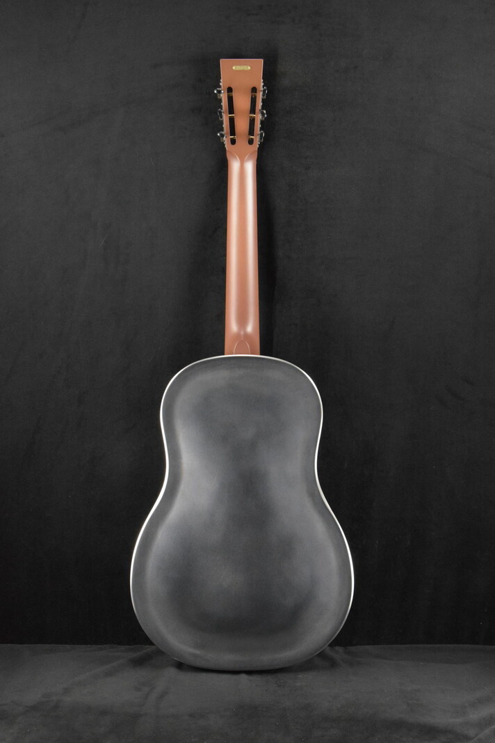 National National Raw Steel 12-Fret Resonator with Chicken Foot Cover Plate