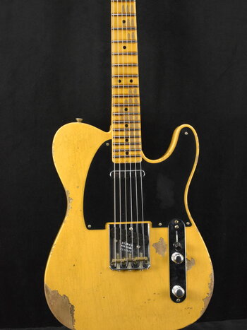 Fender Fender Time Machine '52 Telecaster Heavy Relic Aged Nocaster Blonde