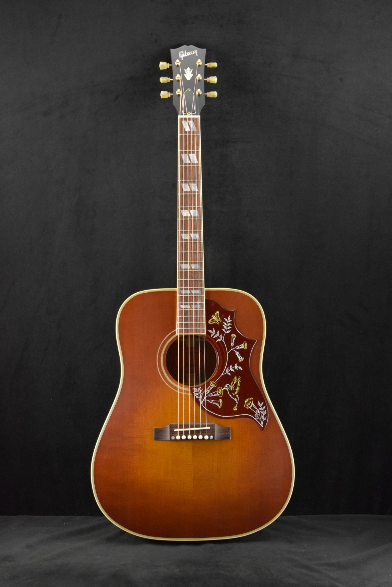 Gibson Gibson Custom Shop 1960 Hummingbird Fixed Bridge Heritage Cherry Sunburst