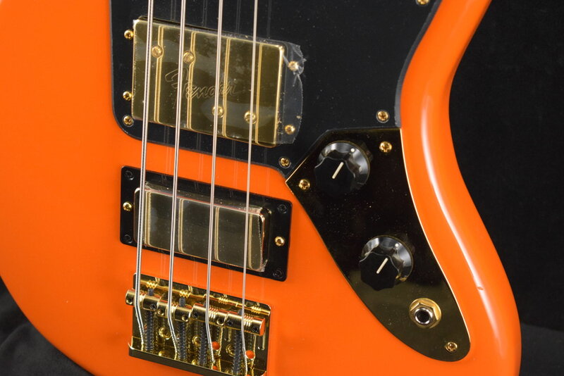 Fender Fender Limited Edition Mike Kerr Jaguar Bass Tigers Blood Orange Rosewood Fingerboard