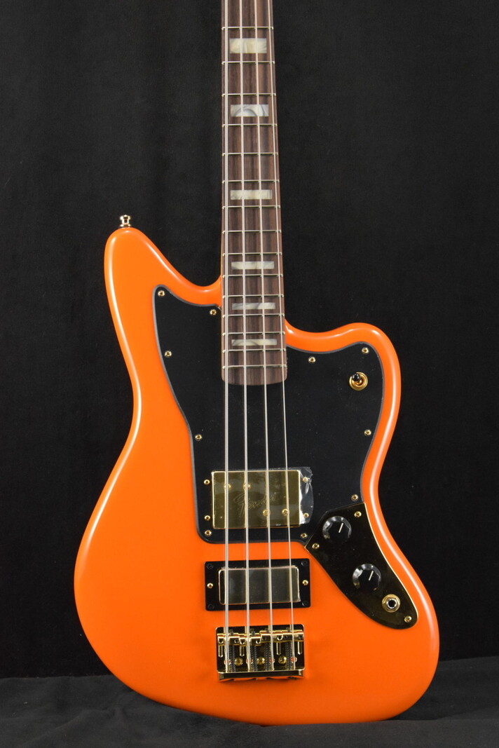 Fender Fender Limited Edition Mike Kerr Jaguar Bass Tigers Blood Orange Rosewood Fingerboard