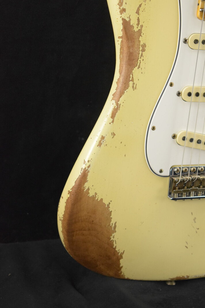 Fender Fender Custom Shop '69 Stratocaster Heavy Relic - Aged Vintage White