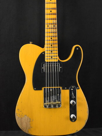 Fender Fender Limited Edition HS Blackguard Tele Heavy Relic - Aged Butterscotch Blonde