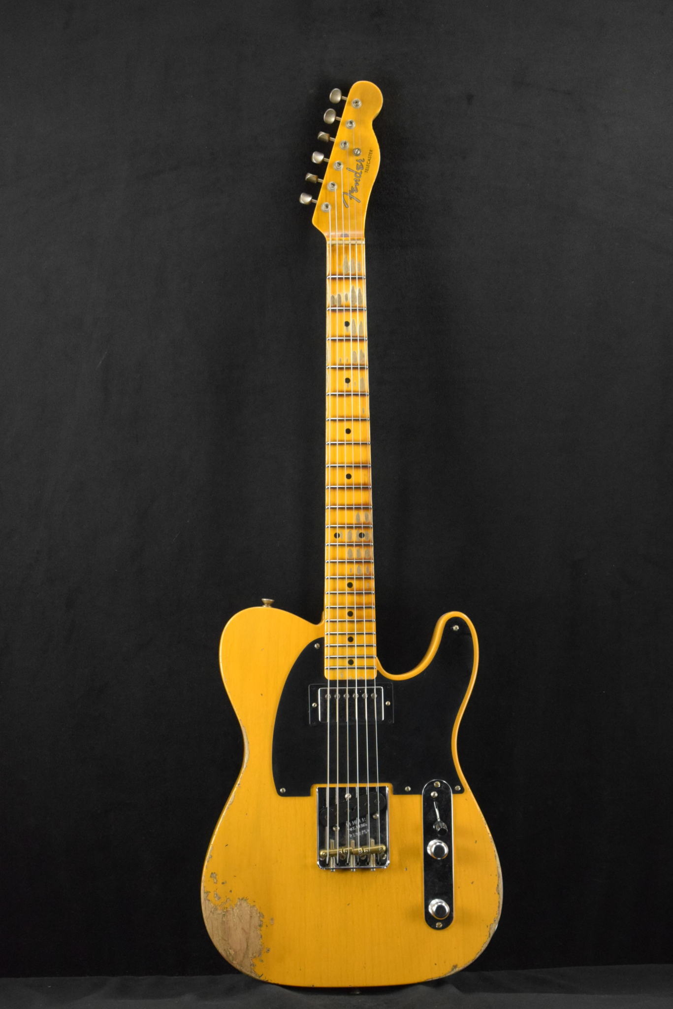 Fender Fender Limited Edition HS Blackguard Tele Heavy Relic - Aged Butterscotch Blonde