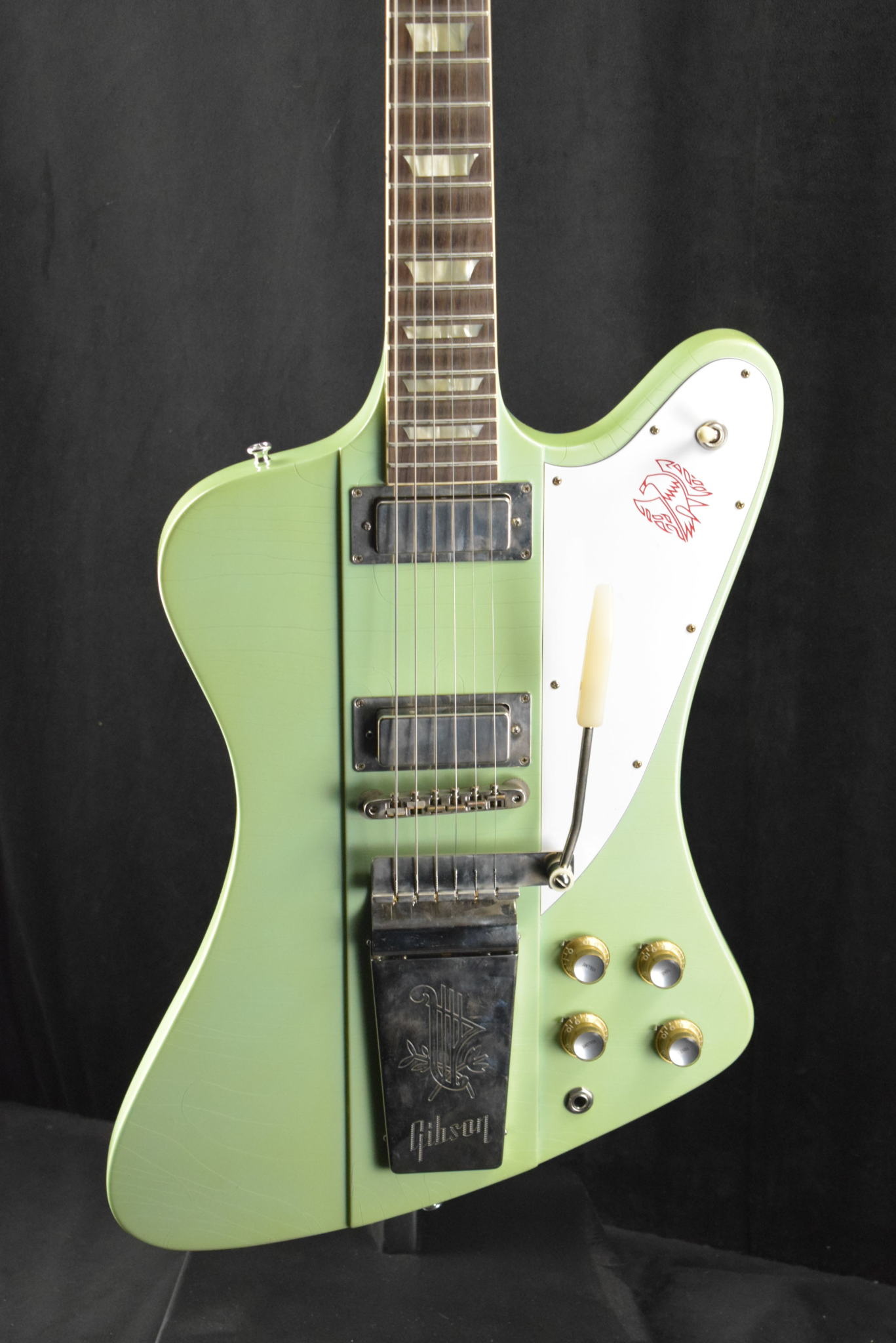 Gibson Gibson Murphy Lab 1963 Firebird V With Maestro Vibrola Kerry Green Light Aged Fuller's Exclusive