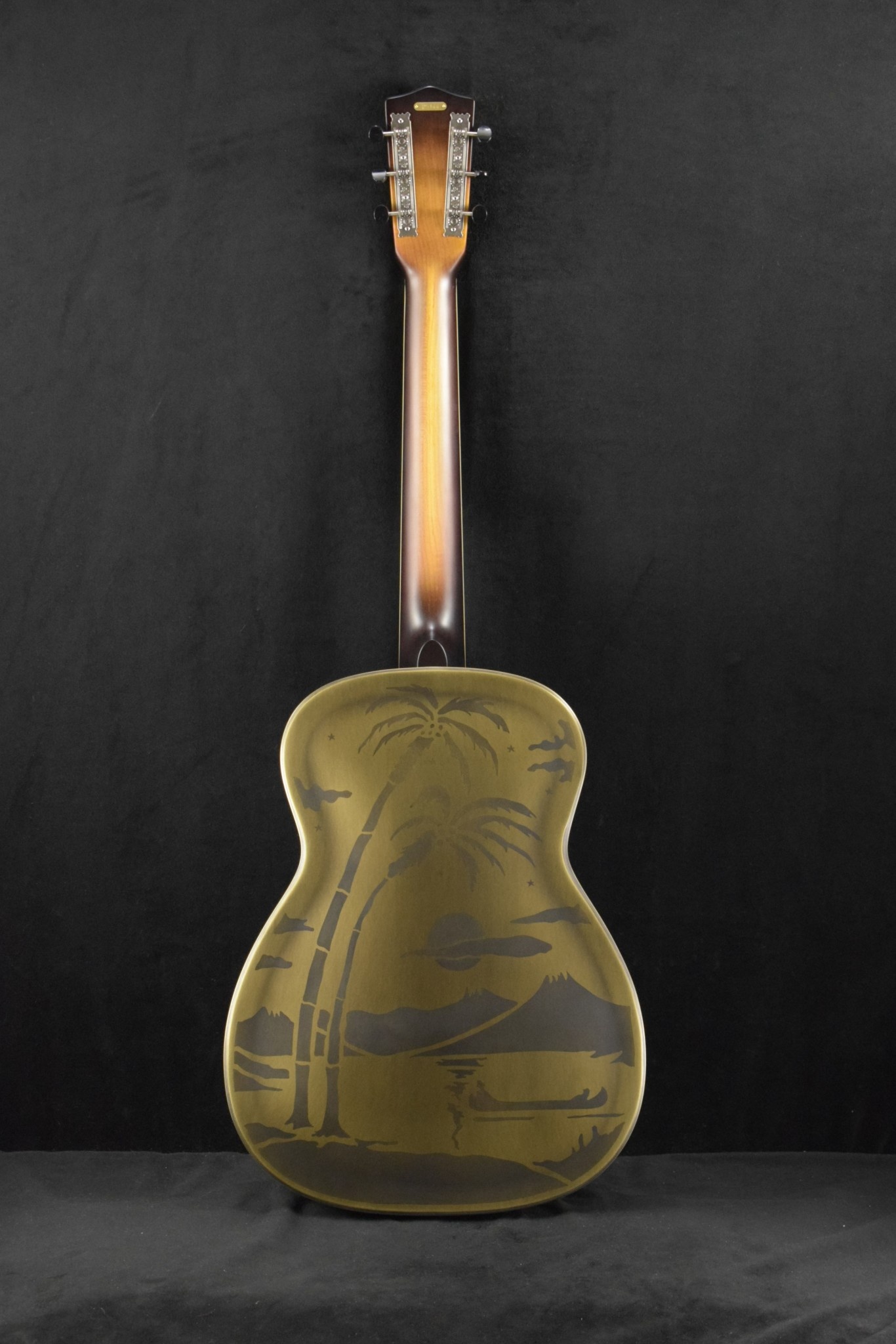 National National Style O 14-Fret Antique Brass Weathered Finish