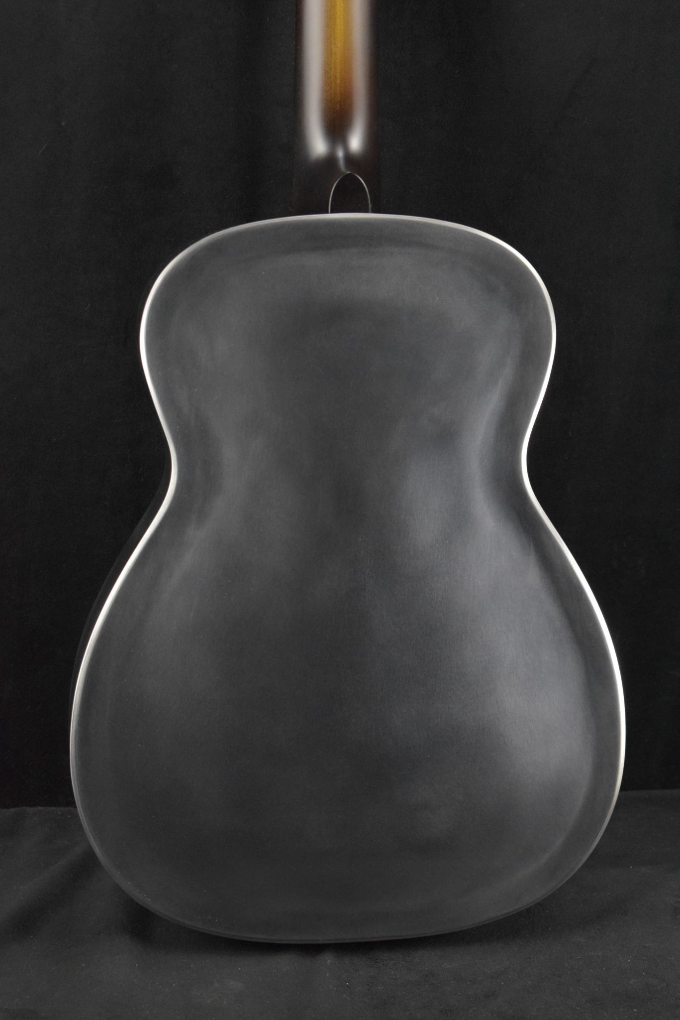 National National Raw Steel 14-Fret Resonator with Chicken Foot Cover Plate