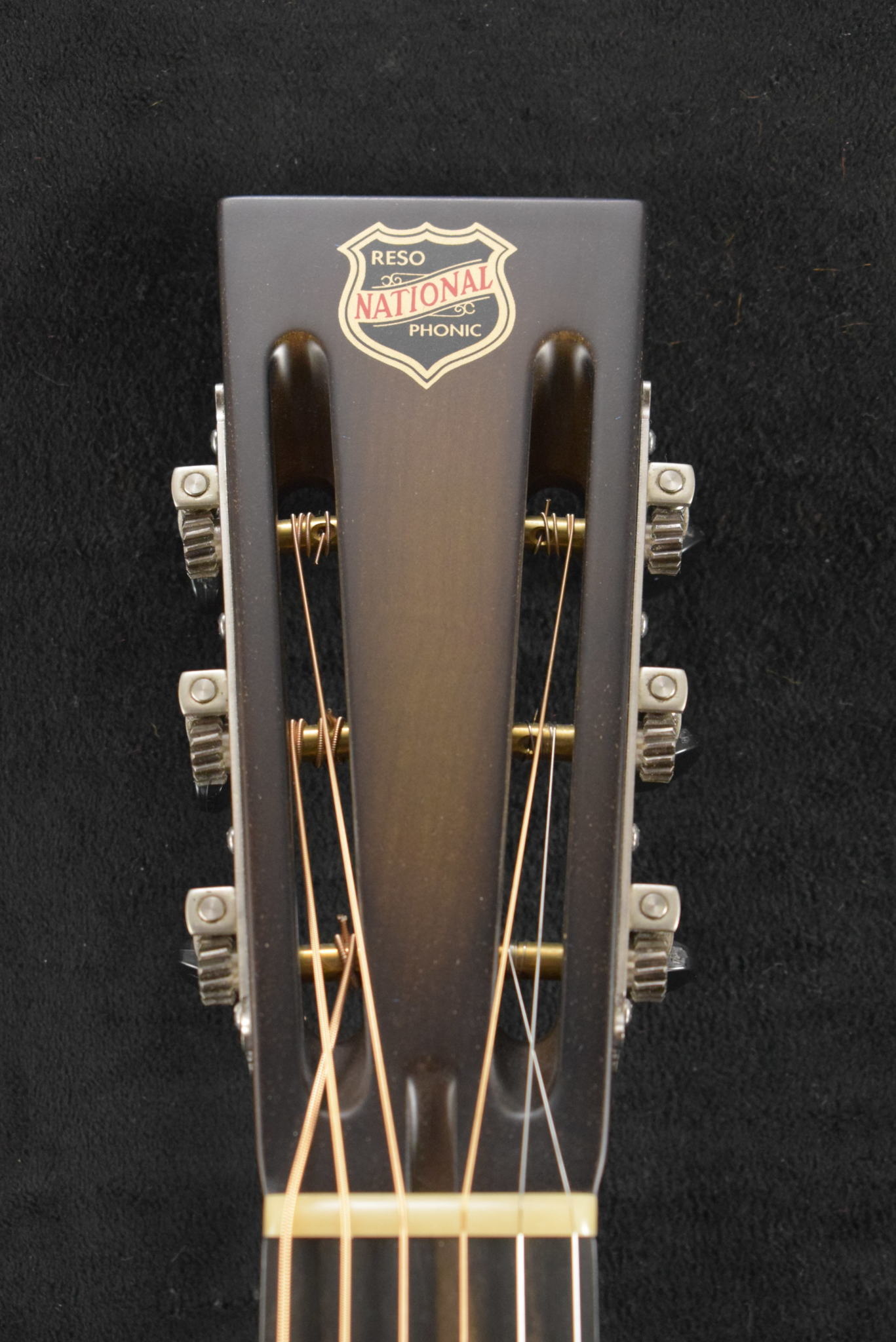 National National Raw Steel 14-Fret Resonator with Chicken Foot Cover Plate