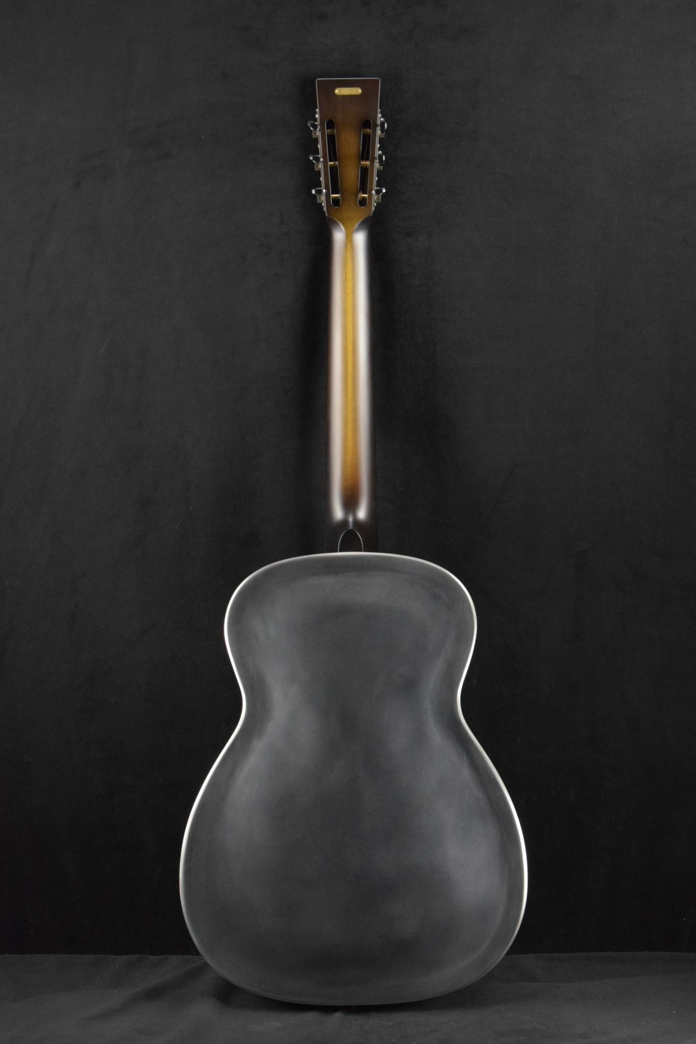 National National Raw Steel 14-Fret Resonator with Chicken Foot Cover Plate