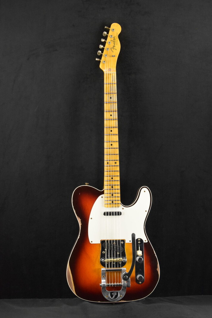 Fender Fender Limited Edition '59 Texas Tele Custom Relic - Wide Fade Chocolate 3-Color Sunburst