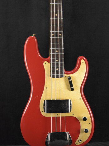 Fender Fender Custom Shop '59 Precision Bass Journeyman Relic - Aged Dakota Red