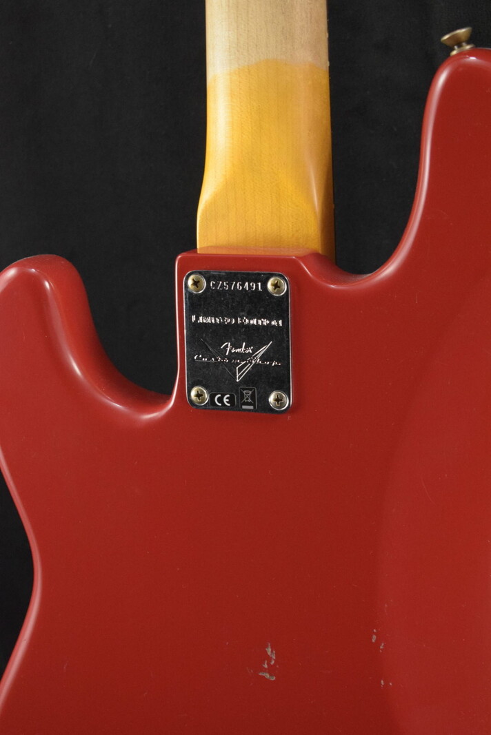 Fender Fender Custom Shop '59 Precision Bass Journeyman Relic - Aged Dakota Red