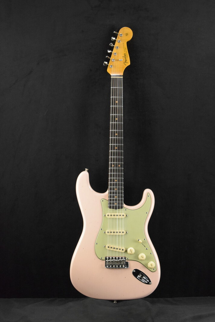Fender Fender '64 Stratocaster Journeyman Relic w/Closet Classic Hardware - Super Faded Aged Shell Pink