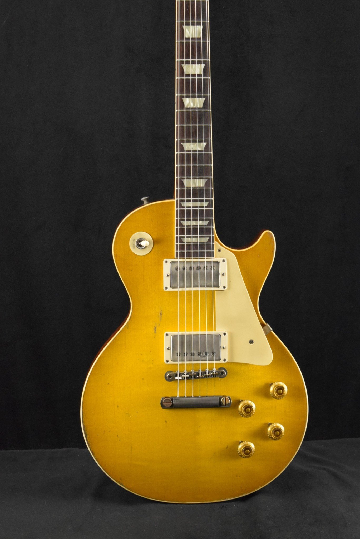 ギター Gibson CS LP STD 1958 Heavy Aged 2011 Gibson Murphy Lab 1958 Les Paul Standard Lemon Burst Heavy