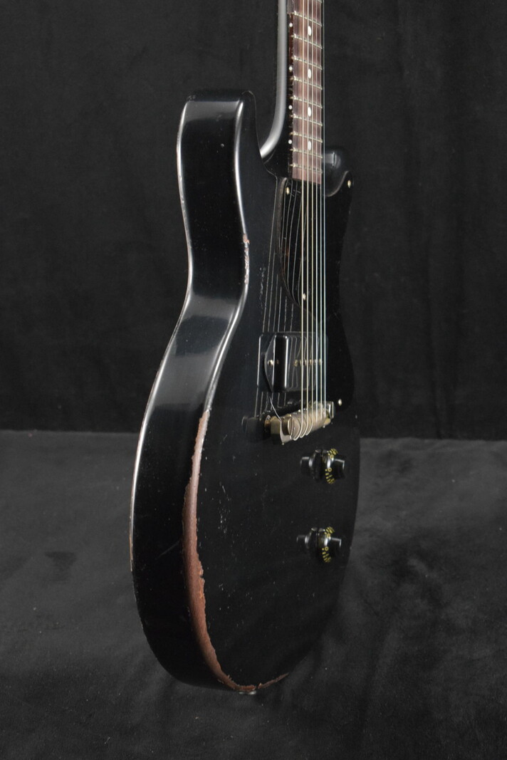Gibson Gibson Murphy Lab 1960 Les Paul Junior Double Cut Reissue Ebony Ultra Heavy Aged