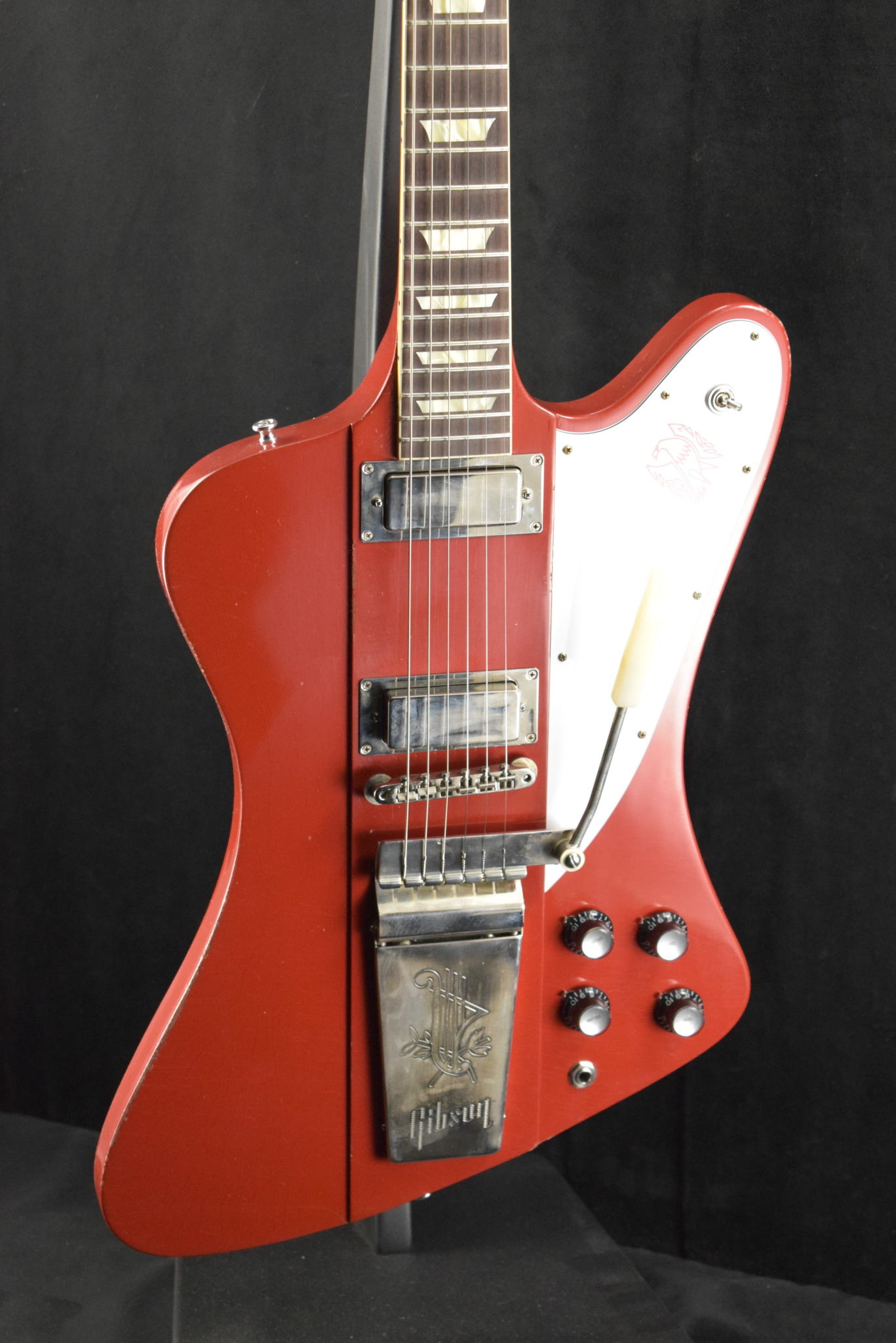 Gibson Gibson Murphy Lab 1963 Firebird V With Maestro Vibrola Cardinal Red Light Aged