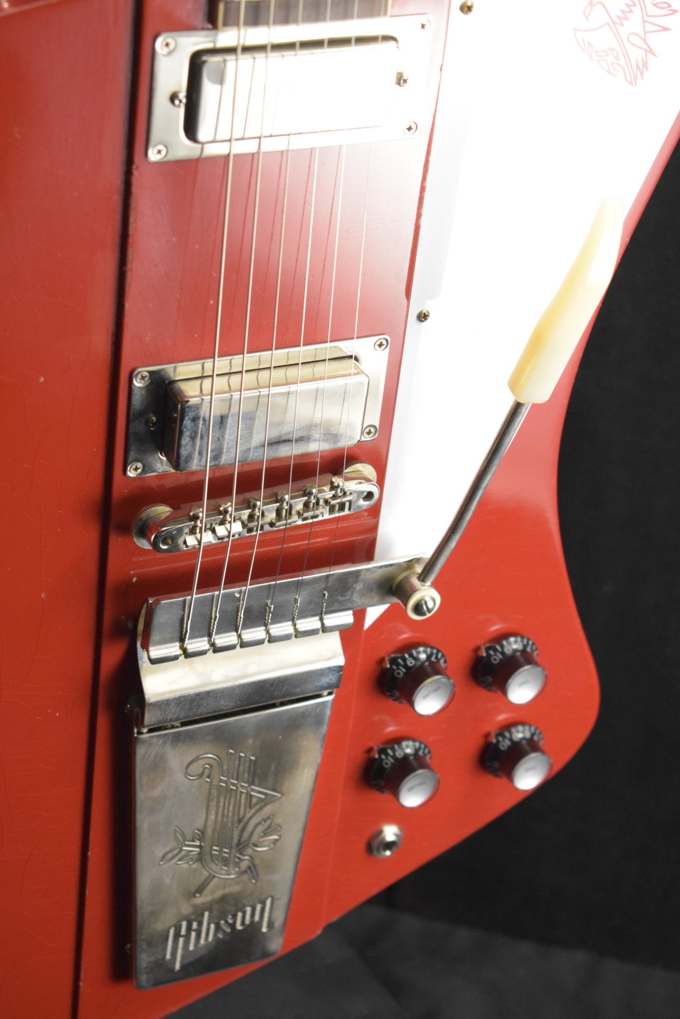 Gibson Gibson Murphy Lab 1963 Firebird V With Maestro Vibrola Cardinal Red Light Aged