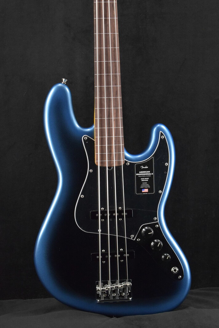 Fender Fender American Professional II Jazz Bass Fretless Dark Night Rosewood Fingerboard
