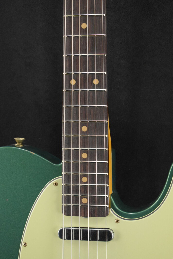 Fender Fender Limited Edition '61 Telecaster Relic - Aged Sherwood Green Metallic - Hand-Wound "OBG"  Bridge Pickup