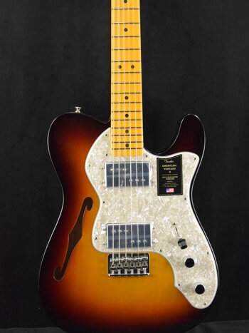 Fender Fender American Vintage II 1972 Telecaster Thinline 3-Color Sunburst Maple Fingerboard