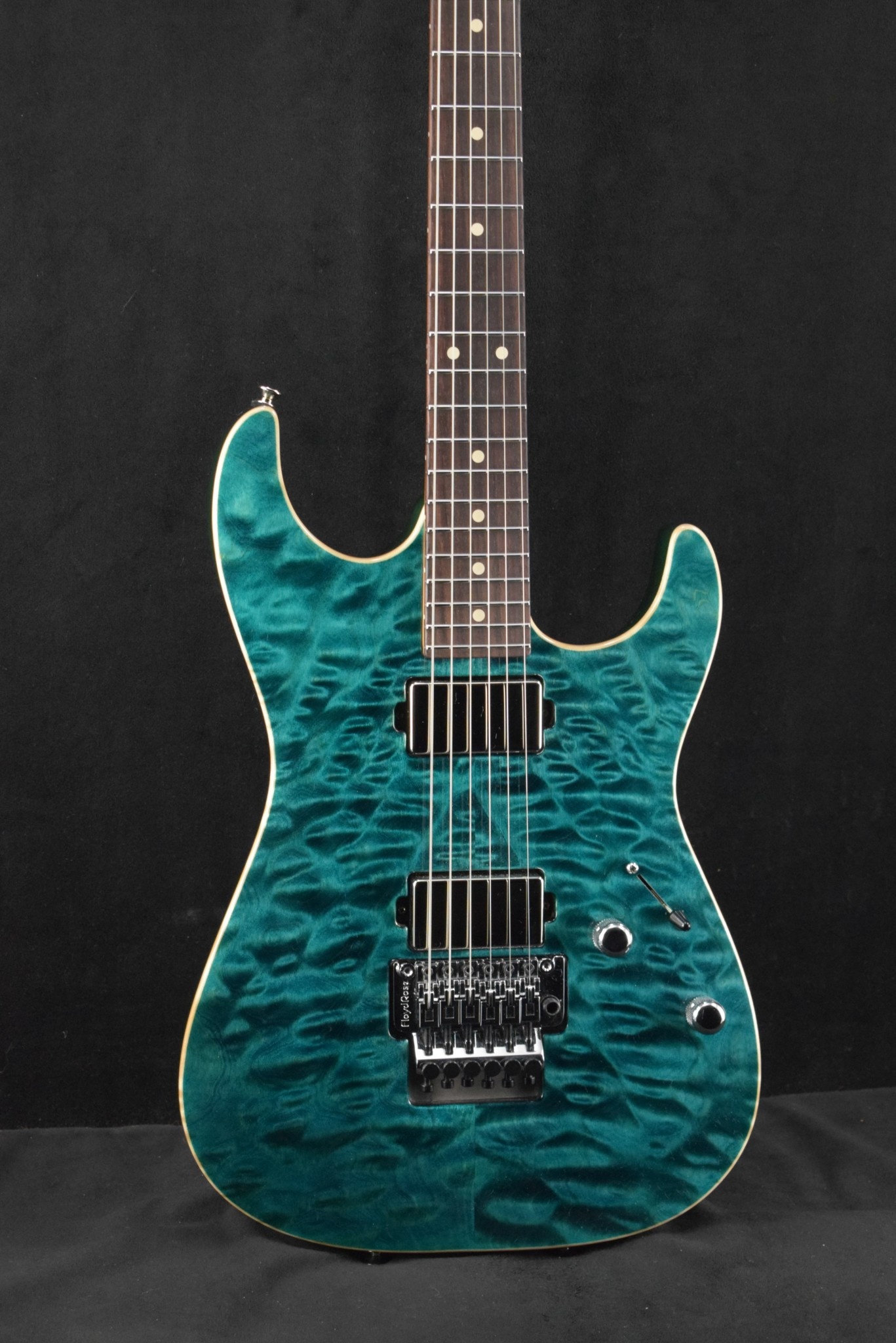 100％本物保証！ Drop Anderson Tom Top Guitar Fuller's - Binding with Teal Cajun ギター