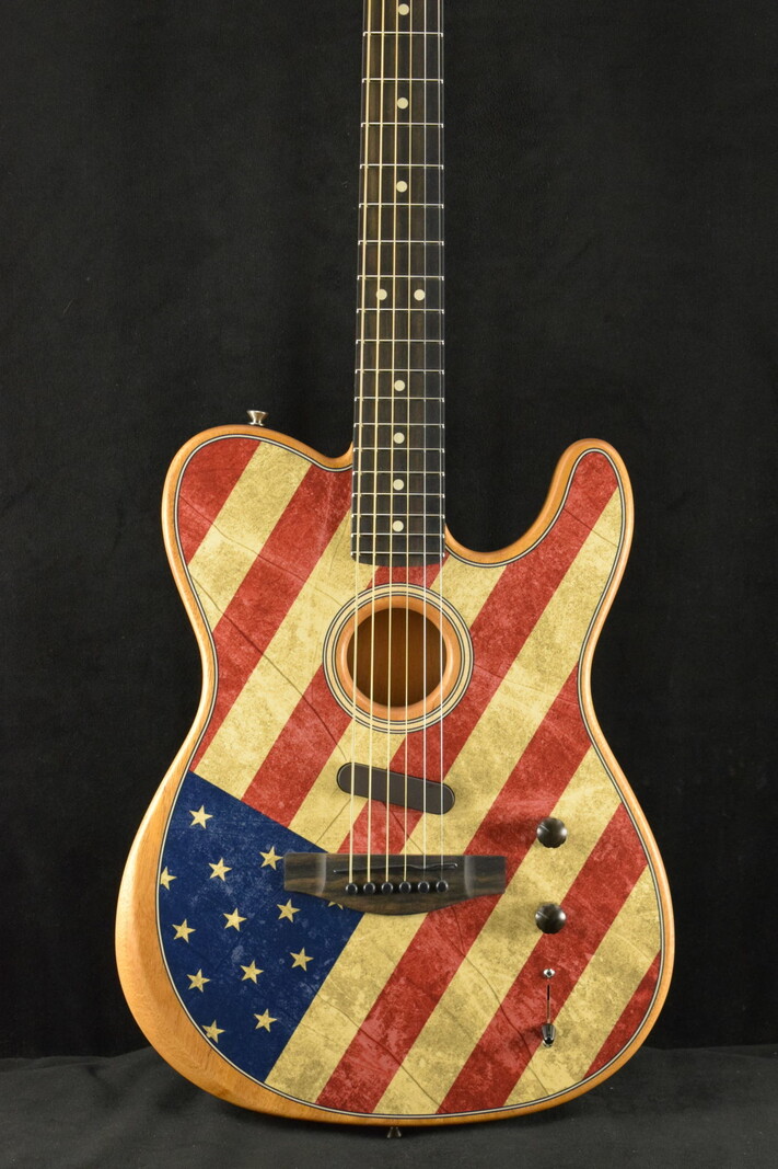 Fender Limited Edition American Acoustasonic Telecaster USA Flag 