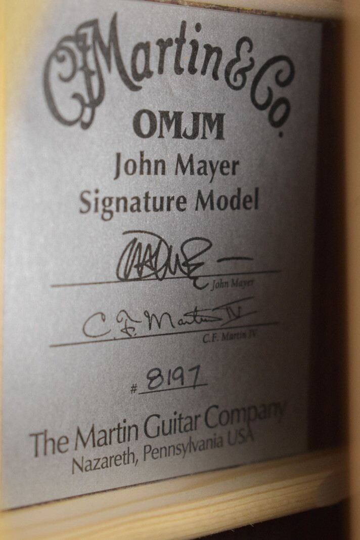Martin Martin OMJM John Mayer Natural