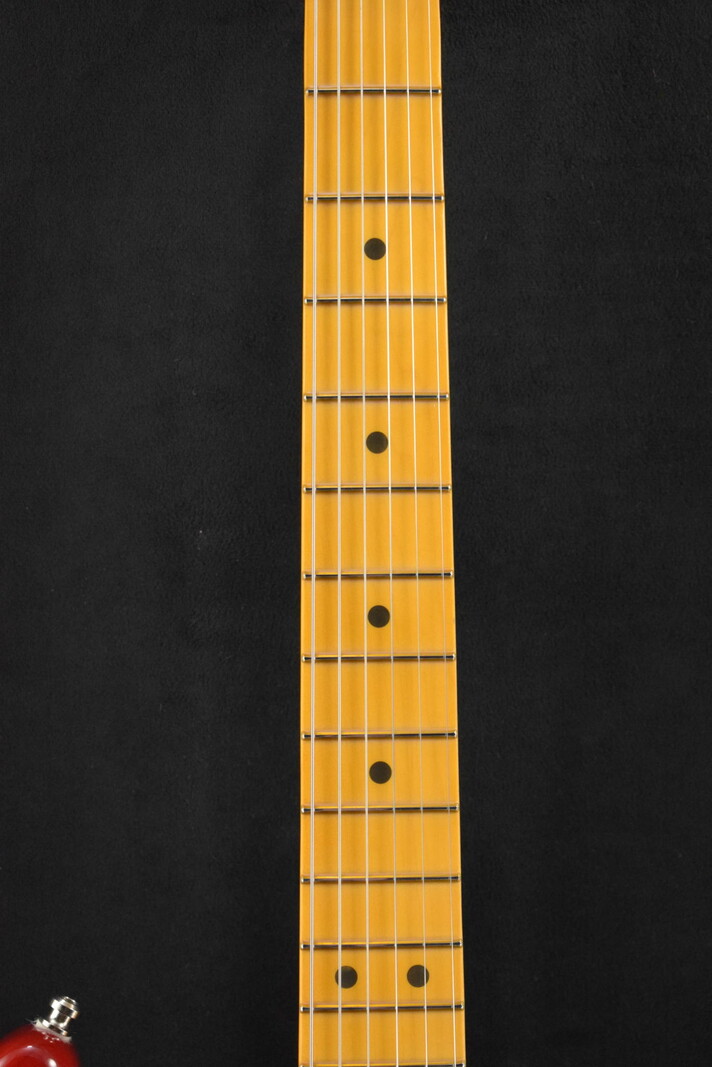 Fender Fender American Ultra Luxe Stratocaster Plasma Red Burst Maple Fingerboard