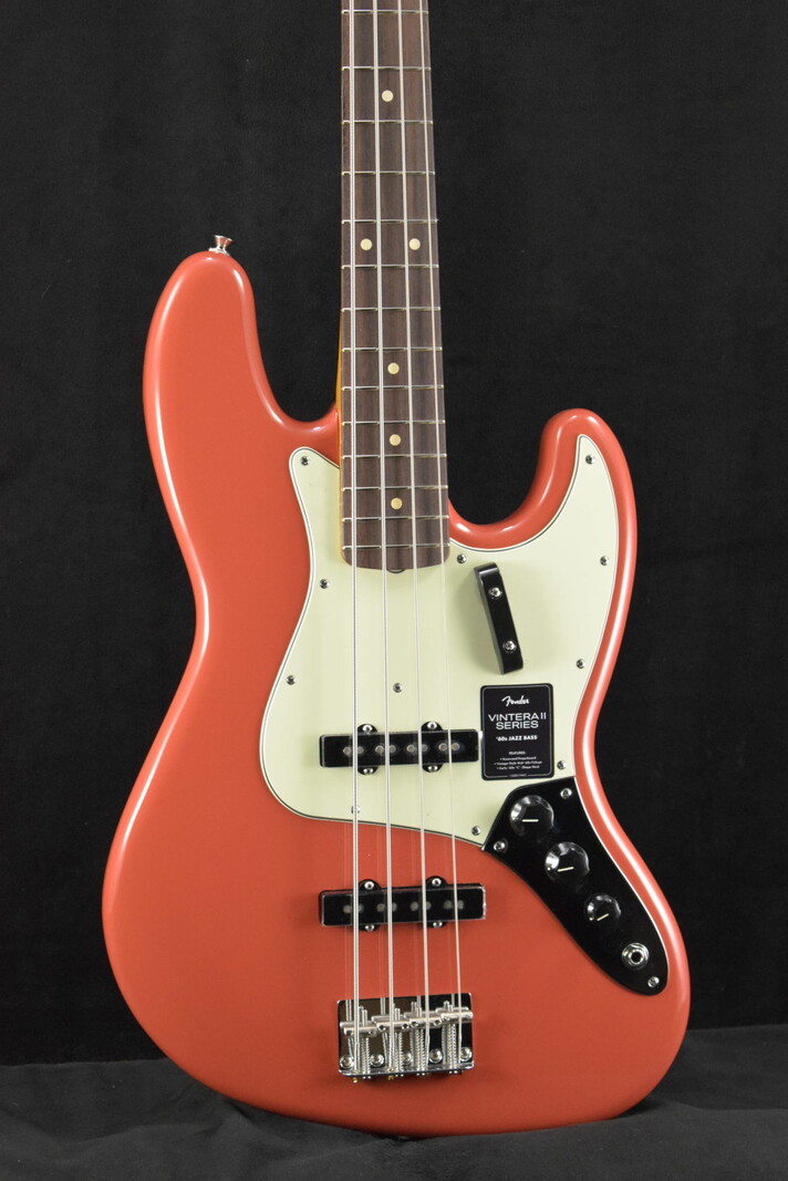 Fender Fender Vintera II '60s Jazz Bass Fiesta Red Rosewood Fingerboard