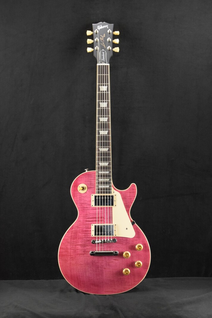 Gibson Gibson Original Les Paul Standard 50s Figured Top Translucent Fuchsia Top
