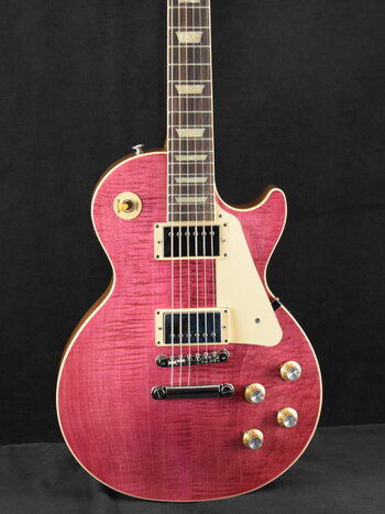 Gibson Gibson Original Les Paul Standard 60s Figured Top Translucent Fuchsia Top