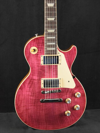 Gibson Gibson Original Les Paul Standard 60s Figured Top Translucent Fuchsia Top